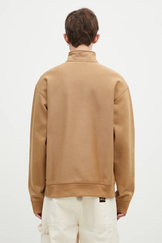 Одяг Кофта Carhartt WIP Half Zip American Script Sweat I027014.2FSXX коричневий