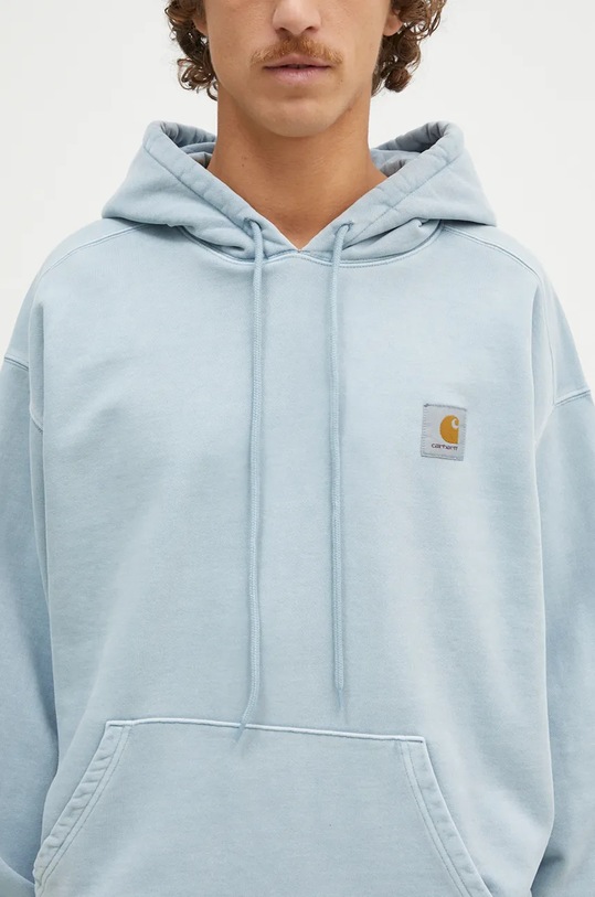 Carhartt WIP cotton sweatshirt Hooded Vista Sweat blue I029523.2BSGD