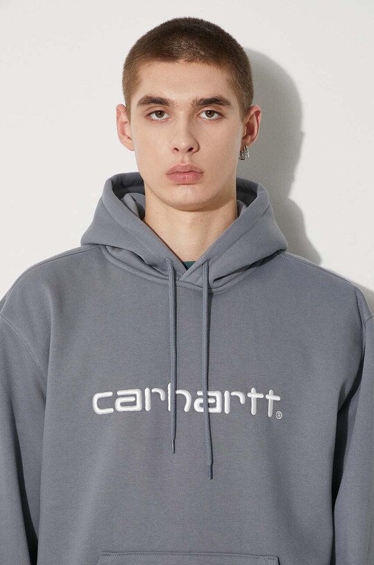 Carhartt WIP sweatshirt Hooded Carhartt Sweat I030547.2INXX gray