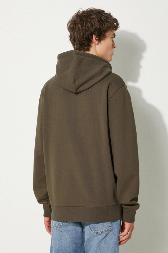 Mikina Carhartt WIP Hooded Script Embroidery Sweat I033658.00XXX zelená AW24