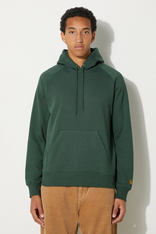 Carhartt WIP sweatshirt Hooded Chase Sweat other green I033661.2CXXX