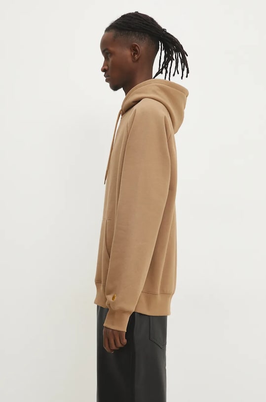 Carhartt WIP sweatshirt Hooded Chase Sweat I033661.2GQXX beige AW24