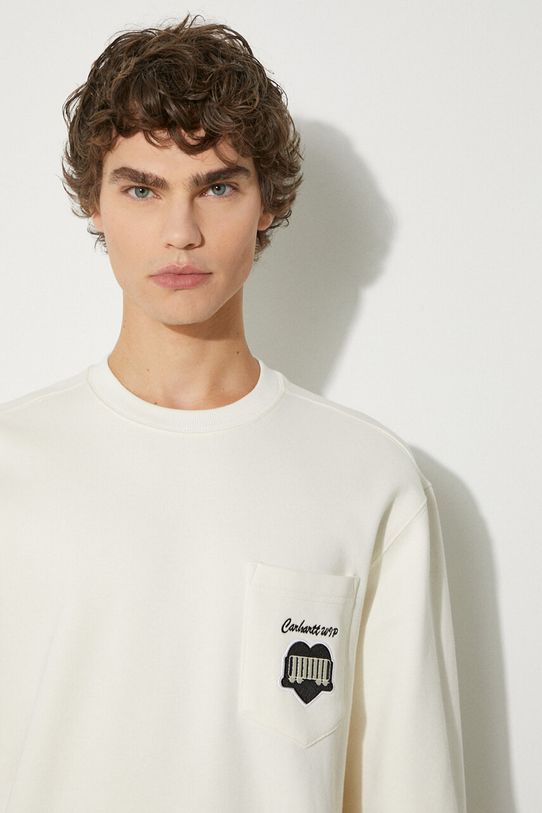 Carhartt WIP bluza Heart Train Pocket Sweat I033932.D6XX bej