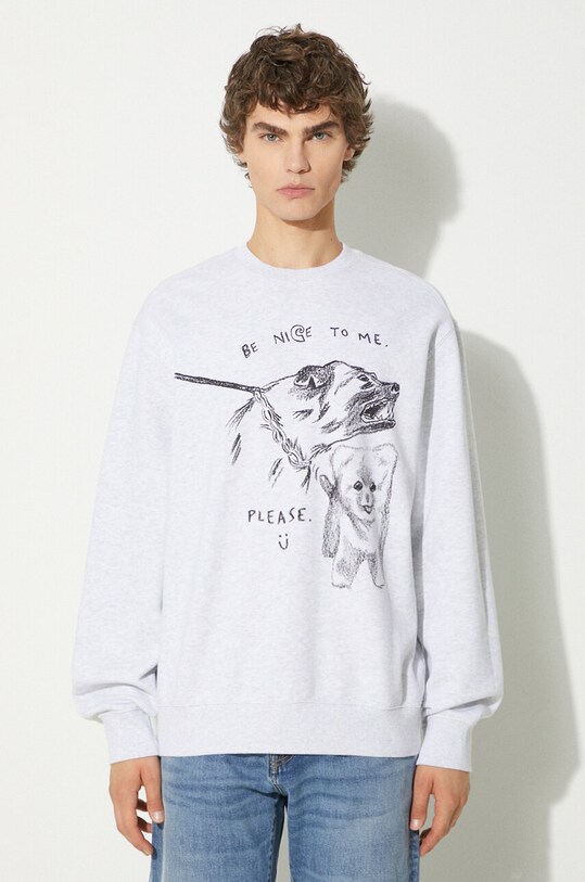 Carhartt WIP sweatshirt Pepe Be Nice Sweat other gray I033933.00OXX