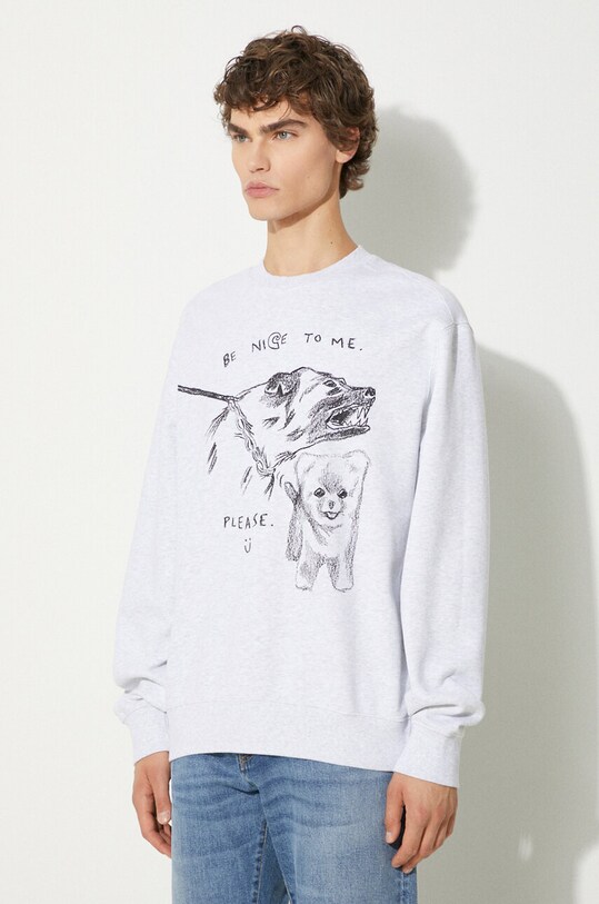 Clothing Carhartt WIP sweatshirt Pepe Be Nice Sweat I033933.00OXX gray
