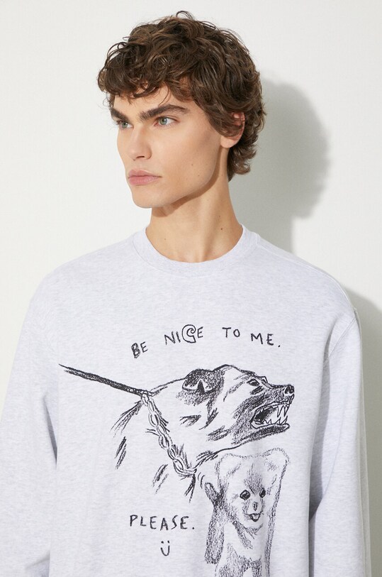 Carhartt WIP sweatshirt Pepe Be Nice Sweat gray I033933.00OXX