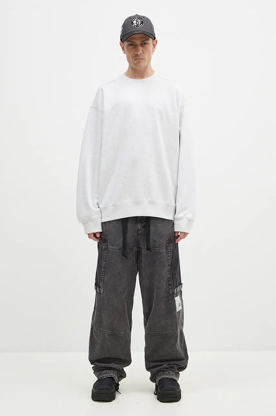 Carhartt WIP cotton sweatshirt Cross Screw Sweat I034039.00TXX gray