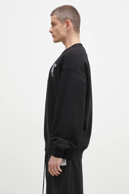 Bavlnená mikina Carhartt WIP Cross Screw Sweat I034039.0D2XX čierna AW24