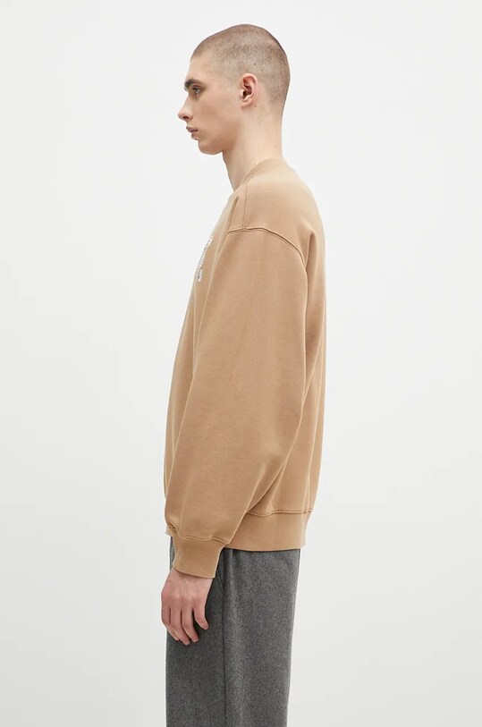 Pamučna dukserica Carhartt WIP Cross Screw Sweat I034039.2KCXX zelena AW24