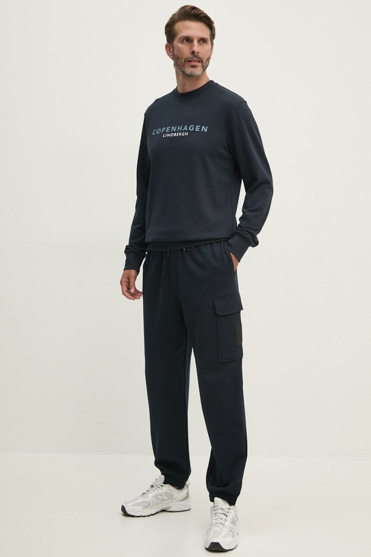 Lindbergh bluza 30.705095B.NAVY.424 bleumarin AW24