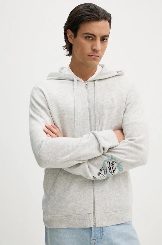 ZADIG&VOLTAIRE cardigan din lana melanj gri KMCA00231