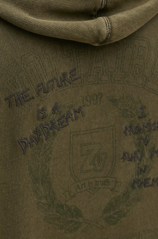 ZADIG&VOLTAIRE bluza bawełniana JMSS00263 zielony