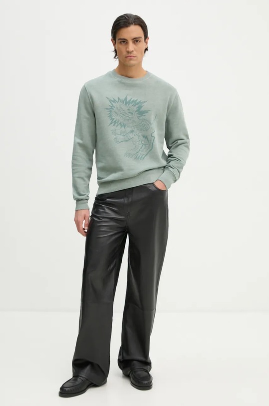 ZADIG&VOLTAIRE hanorac de bumbac JMSS00265 turcoaz AW24