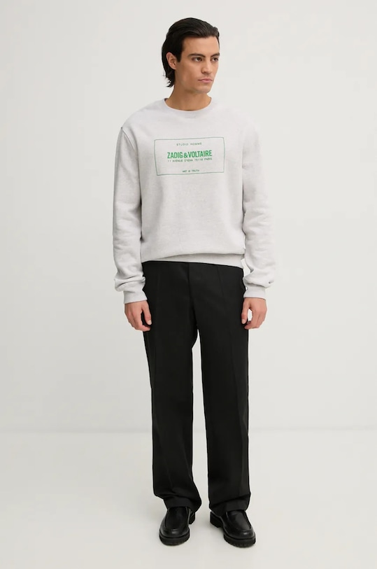 Суичър ZADIG&VOLTAIRE JMSS00260 сив AW24