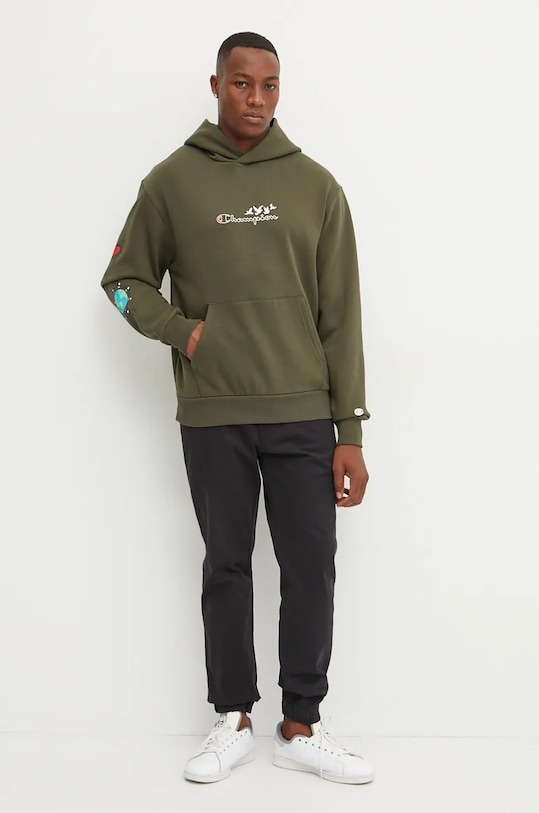 Champion bluza 220426 verde AW24