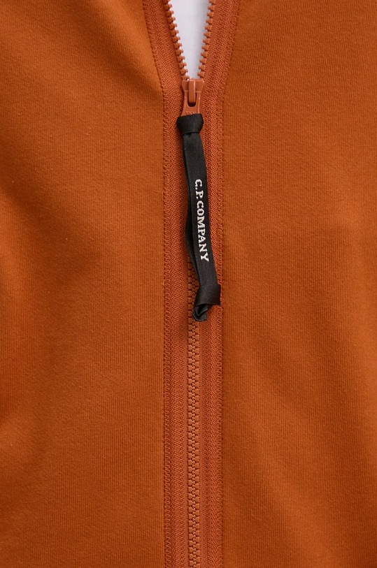 C.P. Company bluza bawełniana Diagonal Raised Fleece Goggle Zipped 17CMSS028A005086W