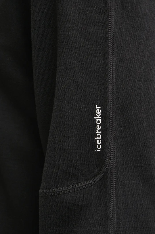 Αθλητική μπλούζα Icebreaker Merino 360 Realfleece Elemental IB0A571S0011 μαύρο