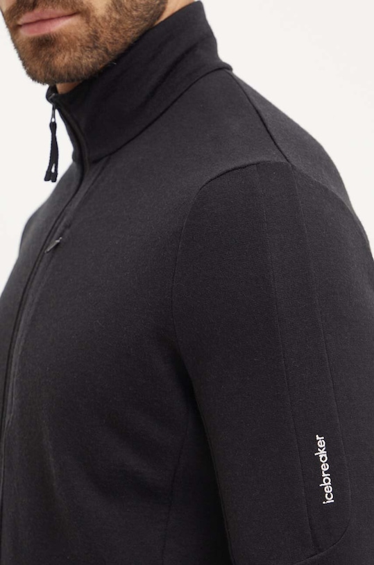 Icebreaker bluza sportowa Merino 260 Quantum IV IBBA56W10011 czarny