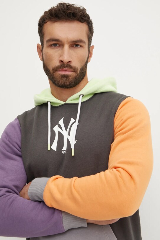 47 brand bluza MLB New York Yankees gri BB017PMKDZZ634960GH