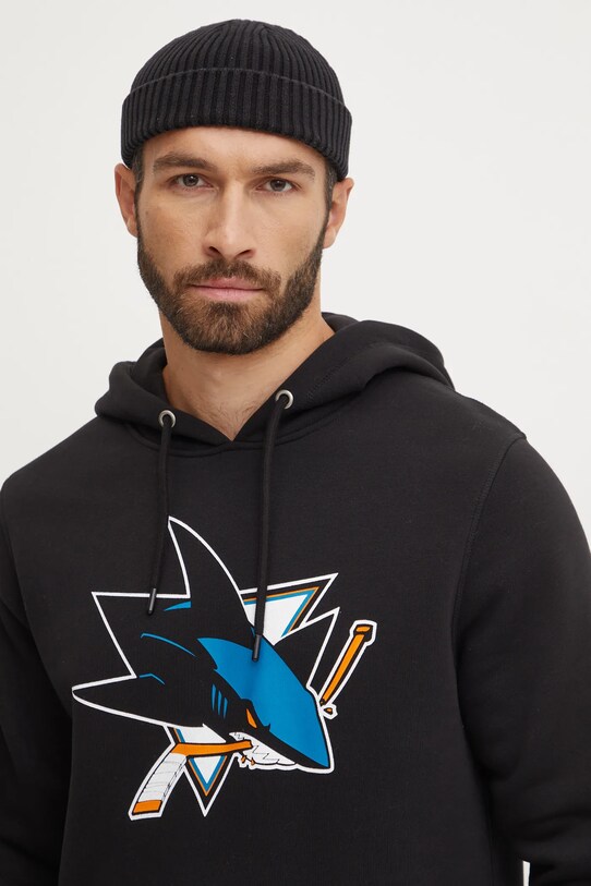 47 brand bluza NHL San Jose Sharks czarny HH022PEMIBR546611JK