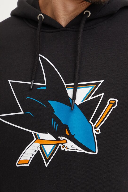 47 brand bluza NHL San Jose Sharks HH022PEMIBR546611JK czarny