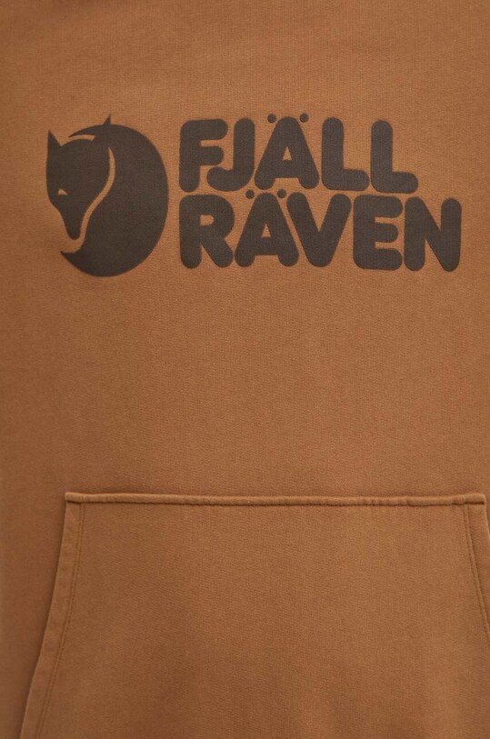 Tepláková mikina Fjallraven Fjällräven Logo F84144.265 hnědá