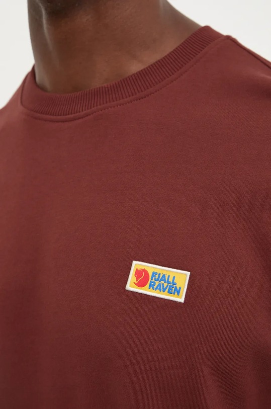Fjallraven tracksuit sweatshirt Vardag F87070.352 maroon