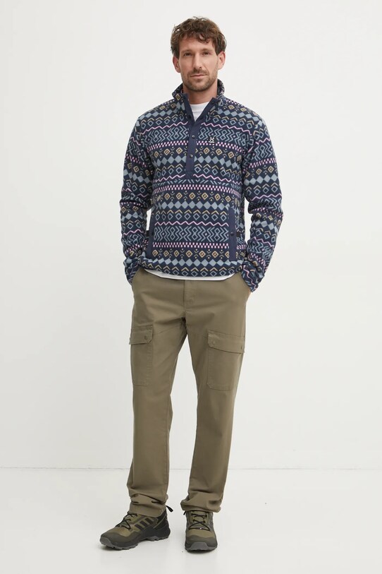 Haglöfs sportos pulóver Mora Mid 606556 kék AW25