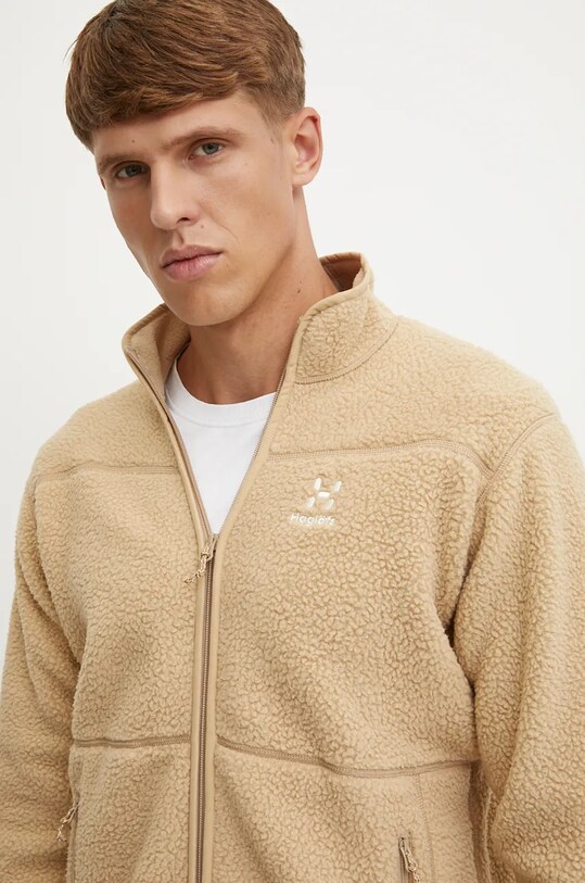 Спортивна кофта Haglöfs Mossa Pile бежевий 606539