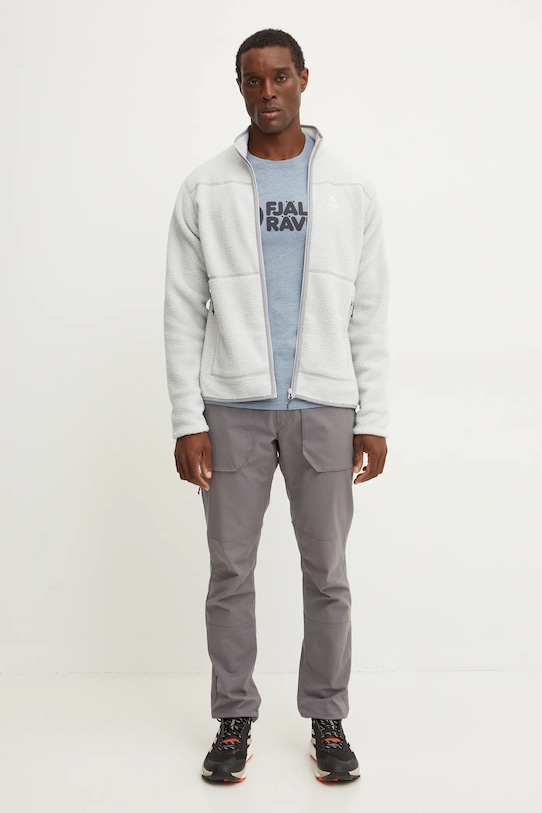 Αθλητική μπλούζα Haglöfs Mossa Pile 606539 γκρί AW25
