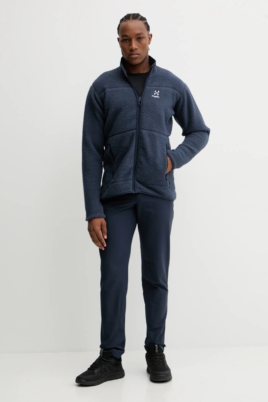 Haglöfs bluza sportowa Mossa Pile 606539 granatowy AW25