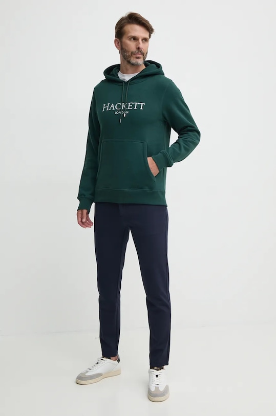Mikina Hackett London HM581289 zelená AW24