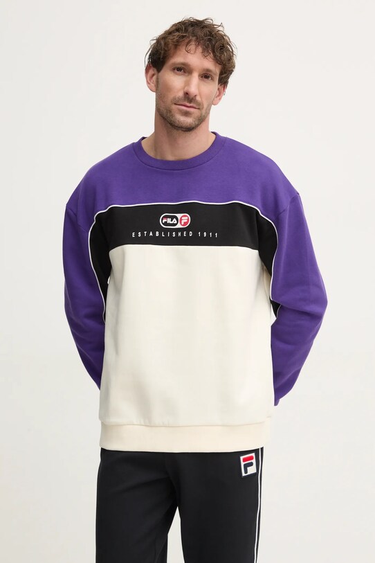Fila bluza La Paz wzorzyste fioletowy FAM0795