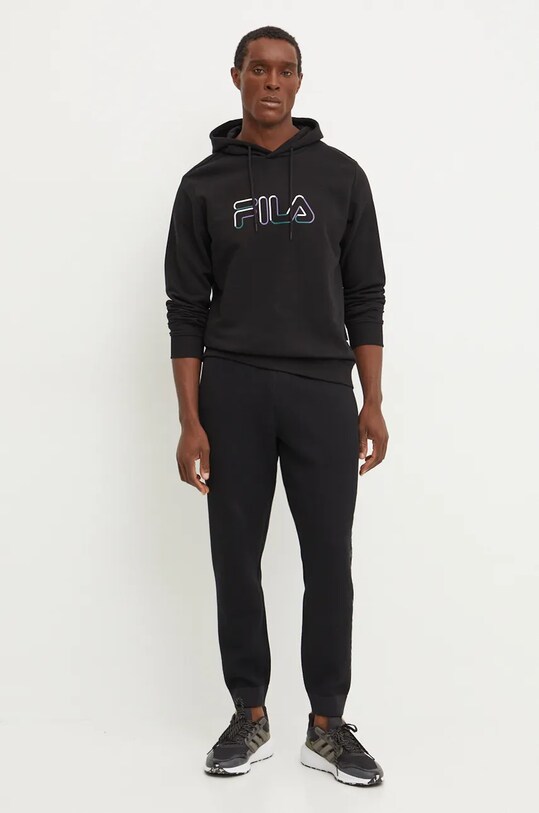 Fila bluza Lauben FAM0787 czarny AW24