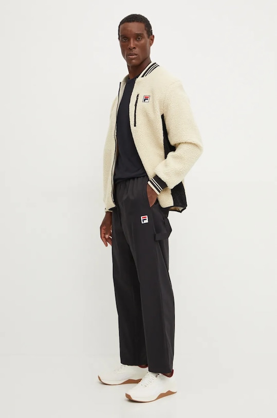 Флісова кофта Fila Leubsdorf FAM0741 бежевий AW24