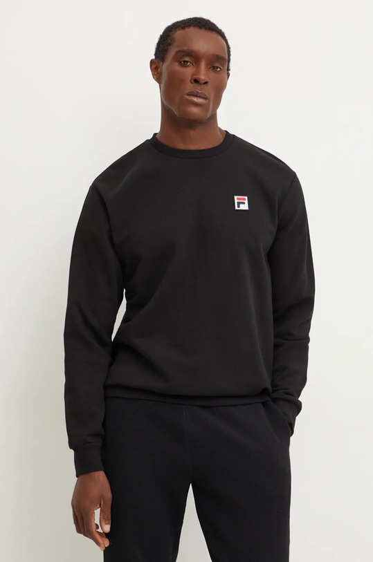 Суичър Fila Ligonier без качулка черен FAM0790