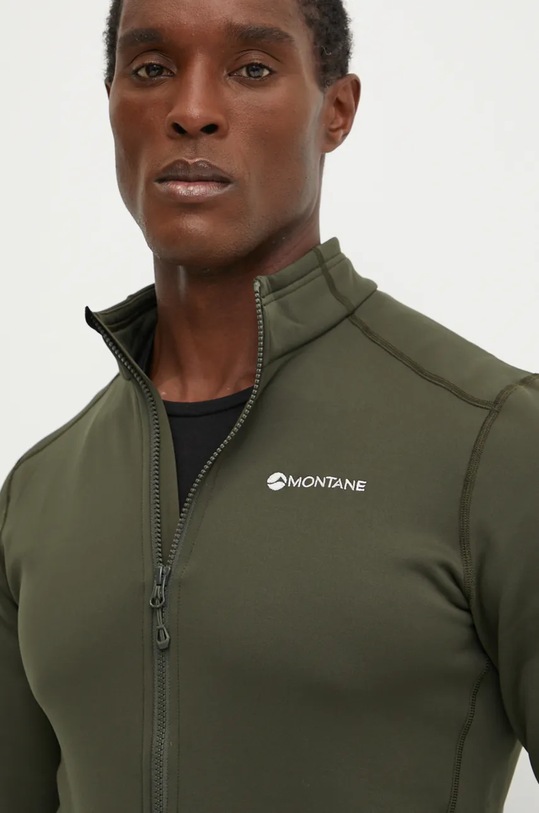 Športová mikina Montane Fury zelená MFRYJ16