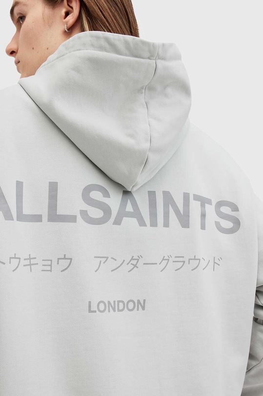 Odzież AllSaints bluza bawełniana UNDERGROUND M034NB szary