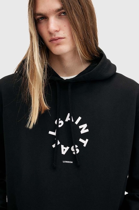 AllSaints bluza bawełniana TIERRA M036NB czarny AW24