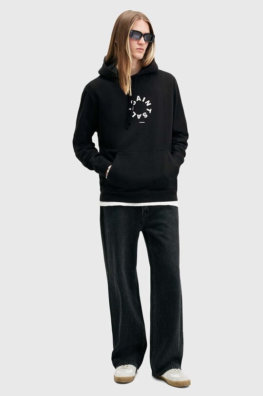 AllSaints bluza bawełniana TIERRA M036NB czarny