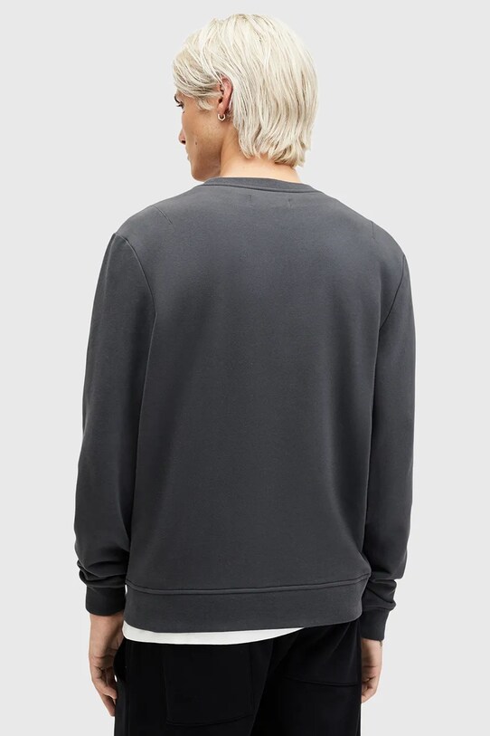 Oblečenie Bavlnená mikina AllSaints RAVEN CREW M037NB sivá