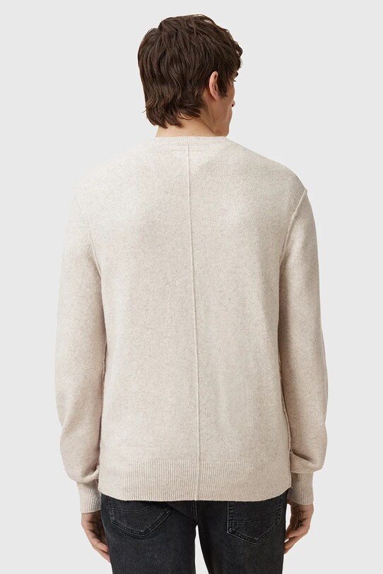 Μάλλινη μπλουζα AllSaints STATTEN μπεζ M039KA