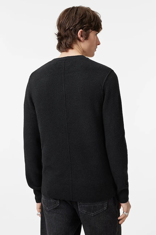 Pulover z volno AllSaints STATTEN črna M039KA