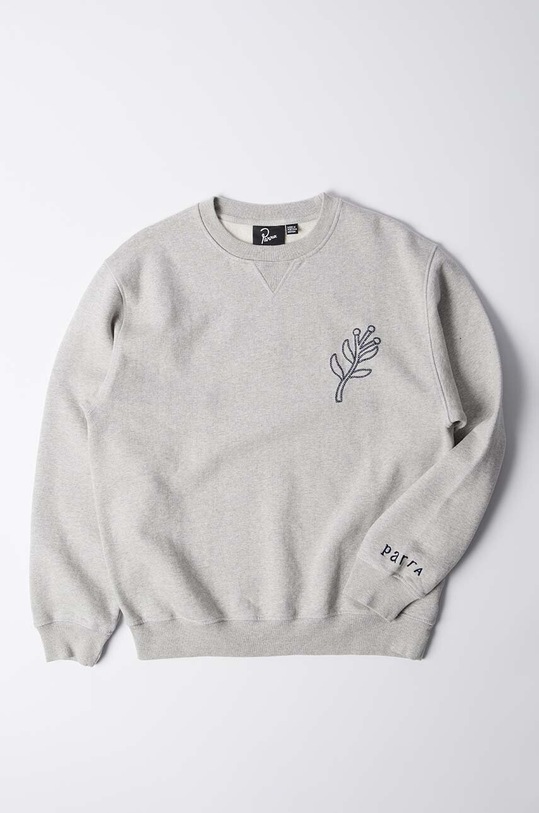 by Parra cotton sweatshirt Duck Attack cotton gray 52120