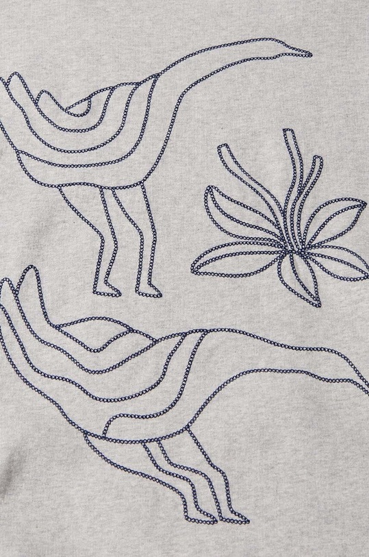 Clothing by Parra cotton sweatshirt Duck Attack 52120 gray