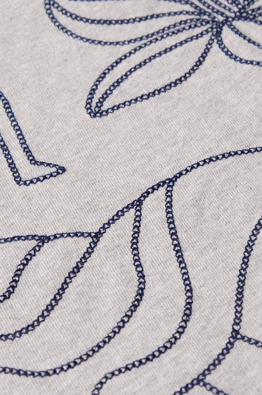 by Parra cotton sweatshirt Duck Attack gray 52120