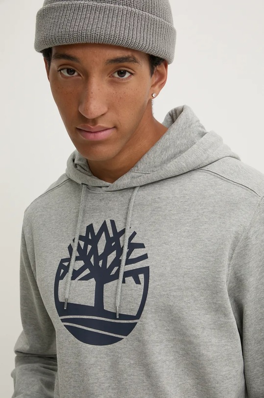 Mikina Timberland šedá TB0A2BJH0521