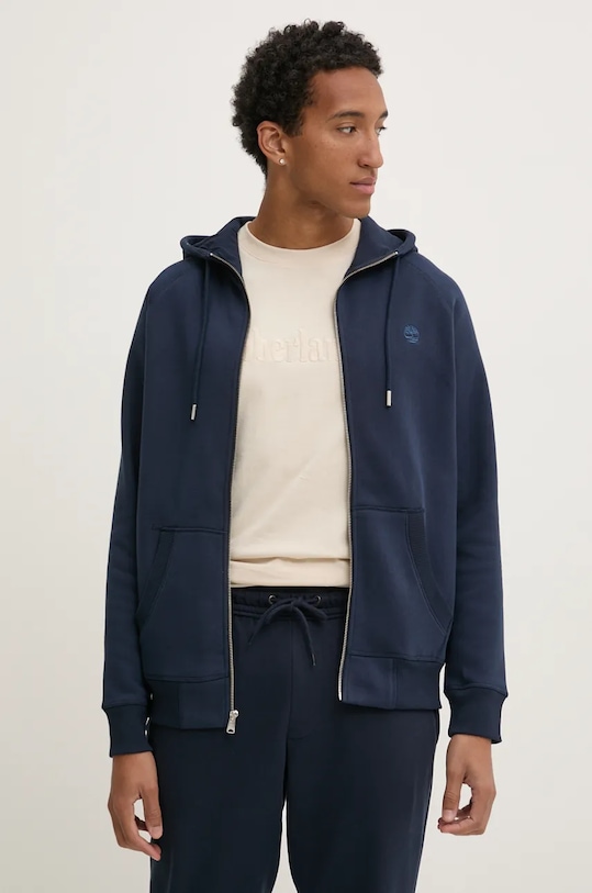 Mikina Timberland s kapucí námořnická modř TB0A2BNBZ021