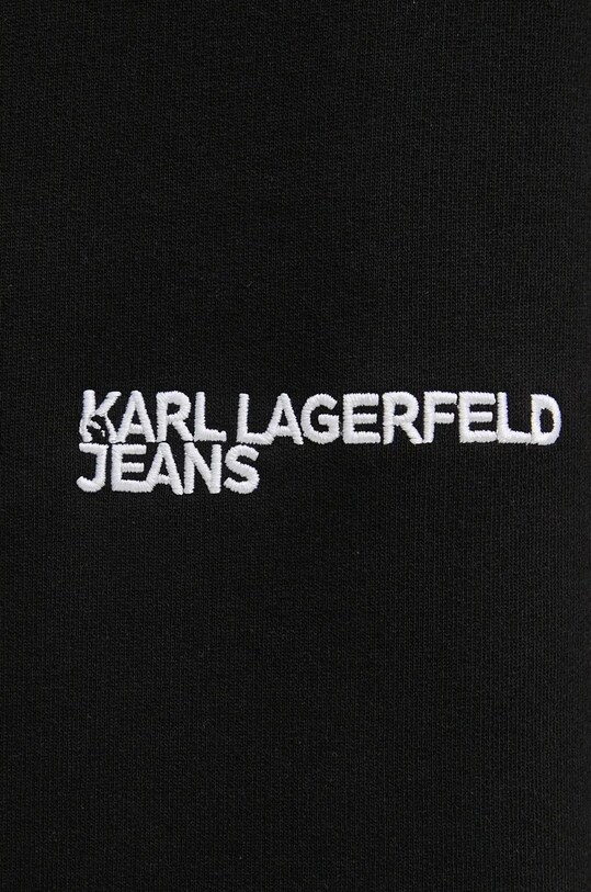 Karl Lagerfeld Jeans hanorac de bumbac 246D1801 negru