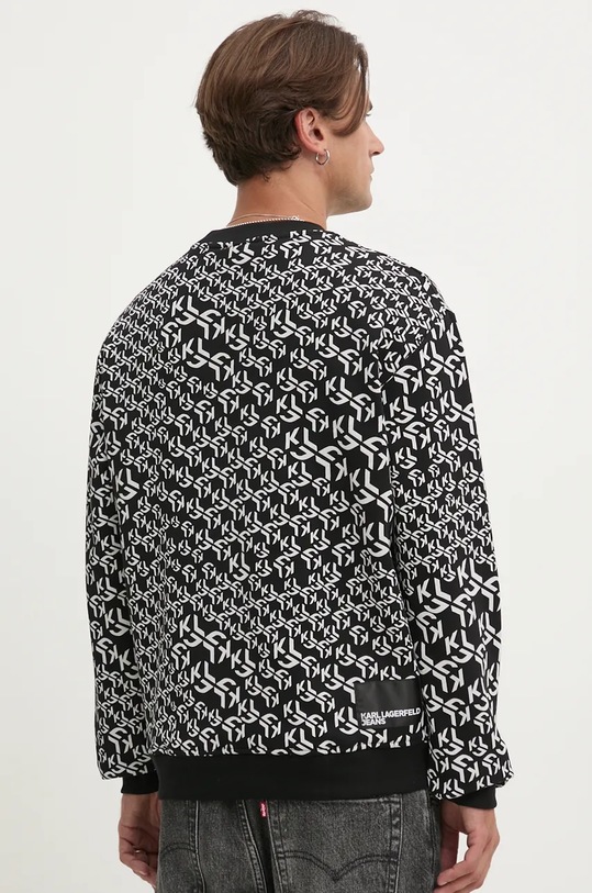 Odzież Karl Lagerfeld Jeans bluza 246D1803 czarny